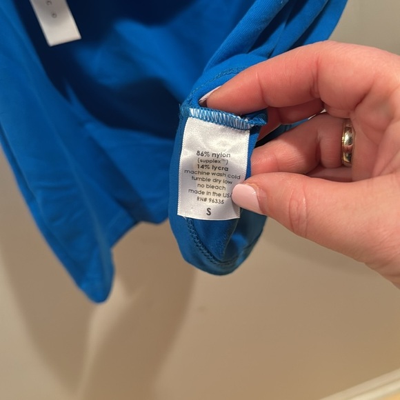 NWT Susana Monaco Blue Sleeveless Top - Picture 4 of 4